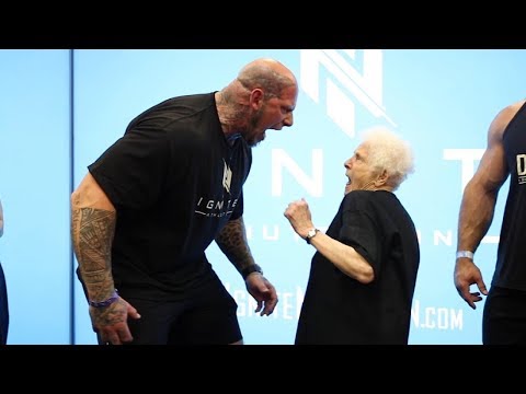 Grandma Heckles Bodybuilders Part 2 | Ross Smith Video