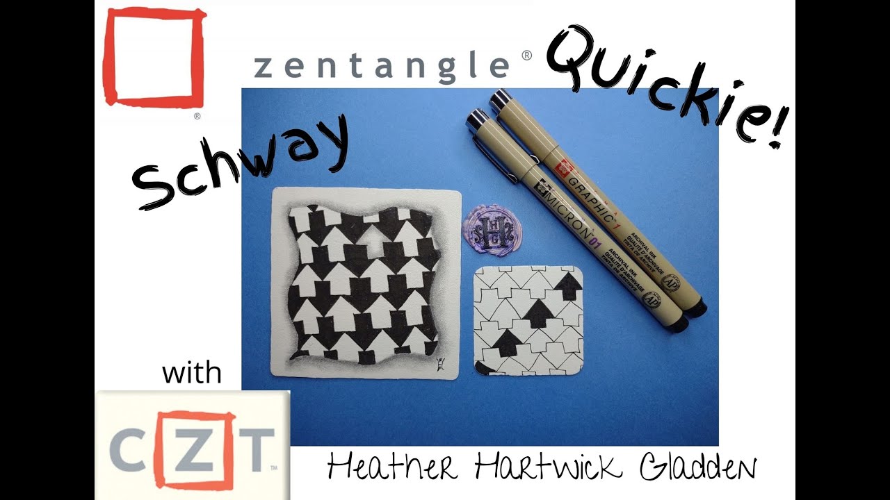 Zentangle® Quickie: Schway