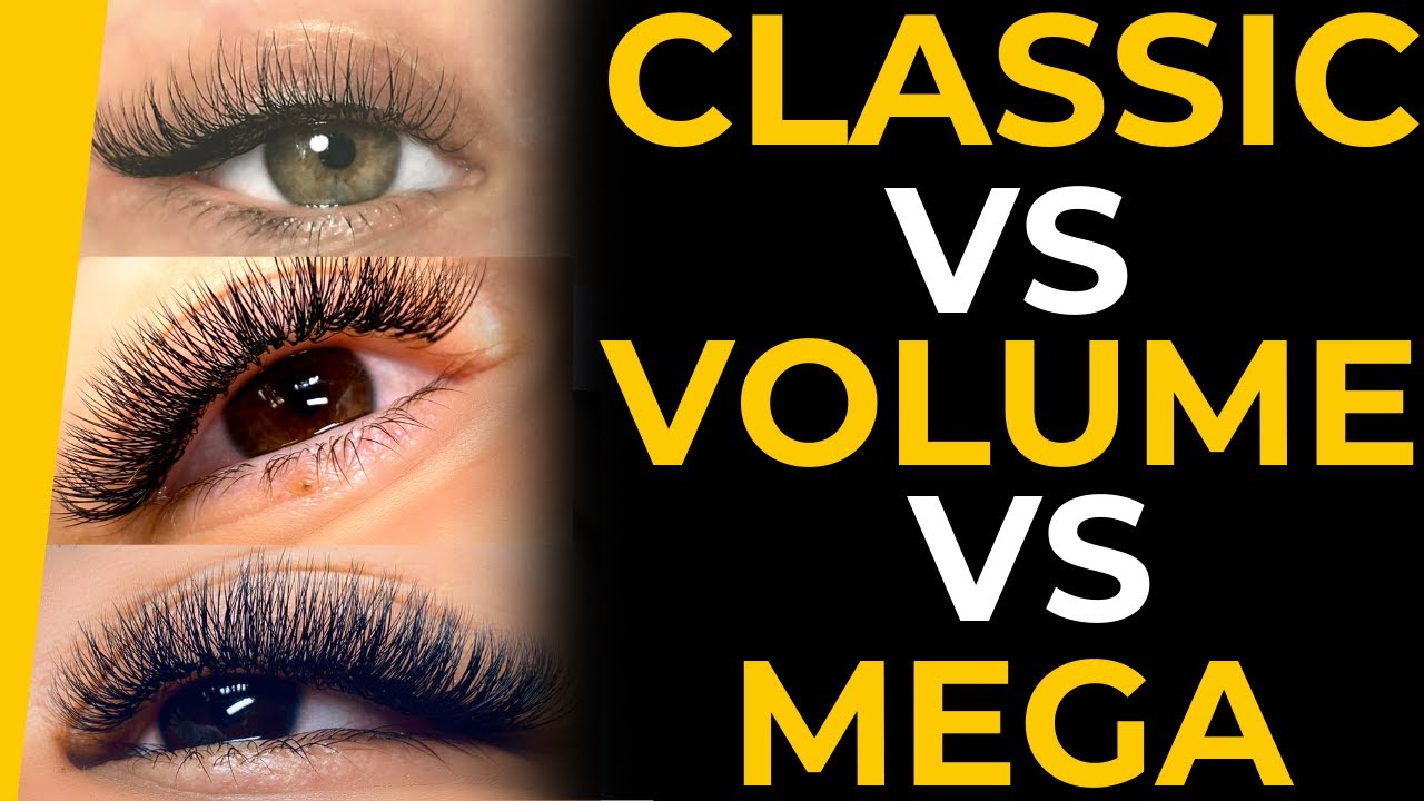 Classic, Hybrid, & Volume Lash Extensions