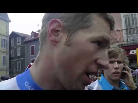 Ryder Hesjedal after stage 16 of the 2011 Tour de France