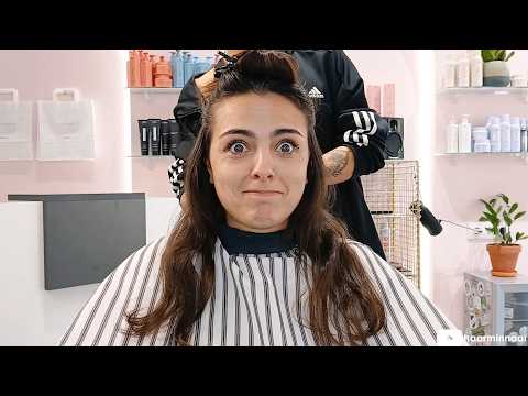 Wooow the clippers! Big bang makeover for Inès