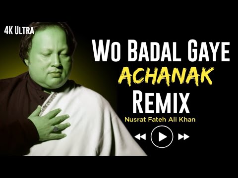 Wo Badal Gaye Achanak { Nfak Remix } Bass Boosted | Toon Music Beatz | Ali Khan