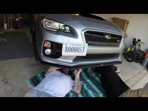 2016 Subaru WRX STI OEM lip installation!