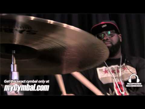 Sabian 18" Custom Shop HH Raw Bell Crash Cymbal - Played by Rex Hardy Jr. (SPT182-1103012R)