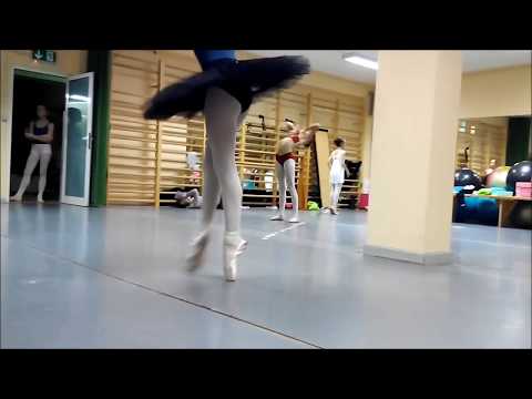 Adriana Cipriano, 12 years old - Rehearsing Aurora variation