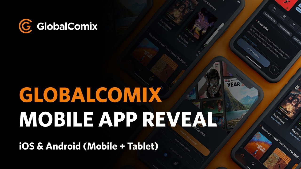 GlobalComix App Reveal - iOS & Android Comics Reading App