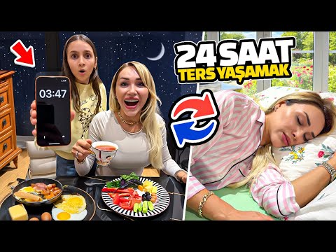 LIVING 24 HOURS IN REVERSE!? LIVING NIGHT AS DAY AND DAY AS NIGHT!