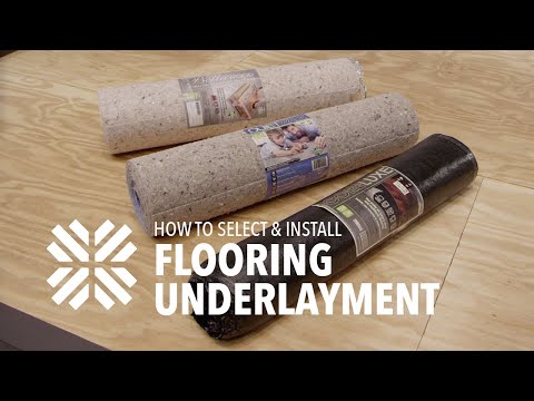 image-What type of underlay do I need for my flooring?