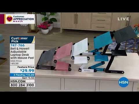 Chad Allen® (TVchad®) and Tamara Hooks present the Laptop Desk on HSN at 4pm