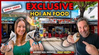 EXCLUSIVE Hoi An Food: Ancient Well Noodles & Secret Family Recipes!