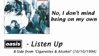 Oasis - Listen Up [HQ Audio + Lyrics]