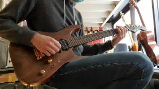 Video thumbnail for Charvel MJ DK24 HSH 2PT E Mahogany Figured Walnut Natural - Quick Test by Effect On Line