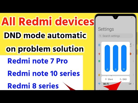 Redmi Mobile Do not disturb mode automatic on problem solution || DND mode automatic on problem fix