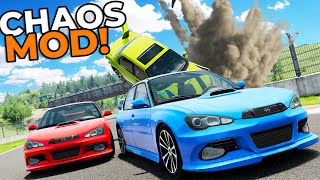 We Tried The ULTIMATE Chaos Mod In BeamNG Multipla