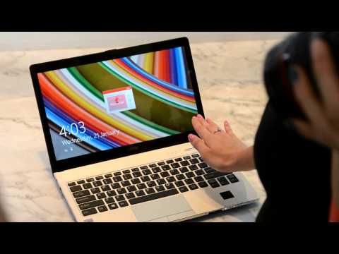 Fujitsu LIFEBOOK S935手掌靜脈辨識示範