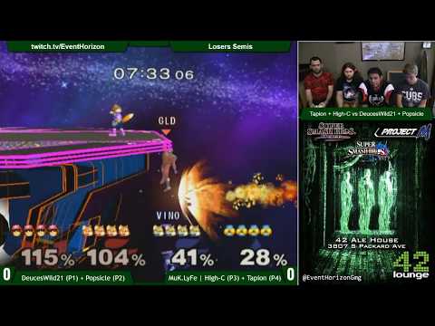 Construct 82 - DeucesWild21 + Popsicle VS MuK LyFe | High C + Tapion - Melee Doubles LS