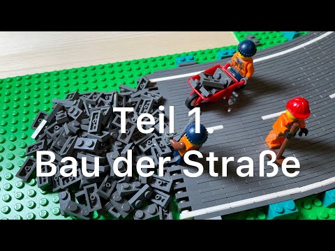 Bau meiner Lego Stadt -Teil 1.- Eine Stadt entsteht. Bau der ersten Straße
