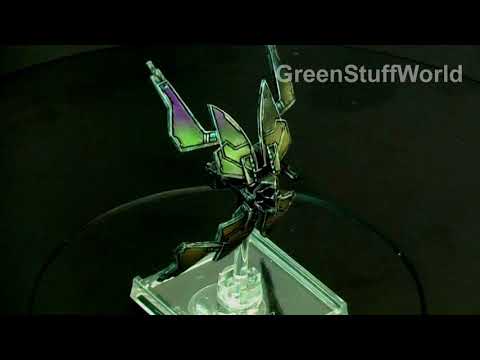 Chameleon Paints 11 - Painting example of a Starviper from Xwing The Game
