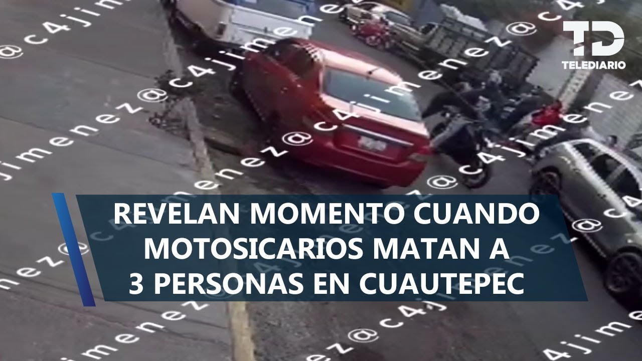 ¡23 balazos! Así fue como motosicarios asesinaron a 3 hombres en Cuautepec