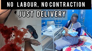 OUR BABY IS HERE! NO LABOUR, NO CONTRACTION | I GAVE BIRTH AT HOME