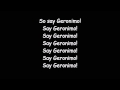 Geronimo - Sheppard (Lyric Video)