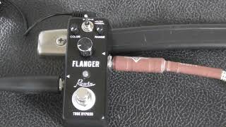Video thumbnail for Rowin Flanger Mini Pedal Full Sound Demo by tallthinkev