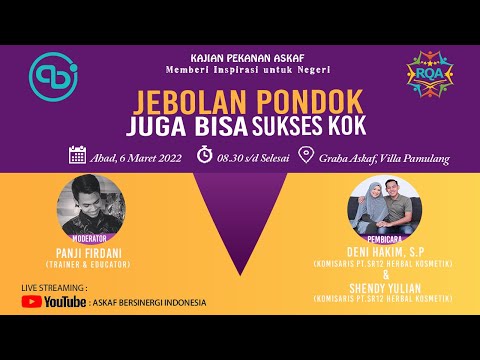 Jebolan Pondok juga Bisa Sukses Kok!