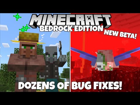 The Newest 1.18 Beta FIXES DOZENS Of Important Bugs! Minecraft Bedrock 1.18 Beta!
