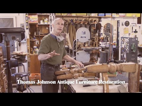 Finishing a Turn of the Century Table - Thomas Johnson Antique Furniture Restoration