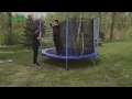 Батут Jumi Motion 305 см з внутрішньою сіткою синій