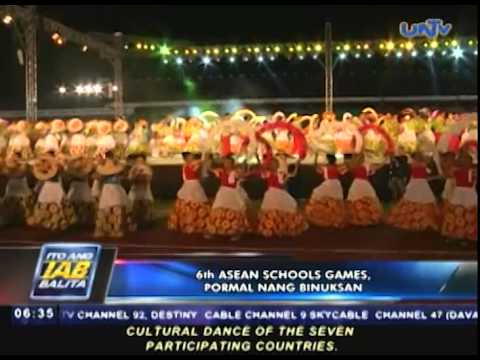 6th ASEAN schools games, pormal nang binuksan