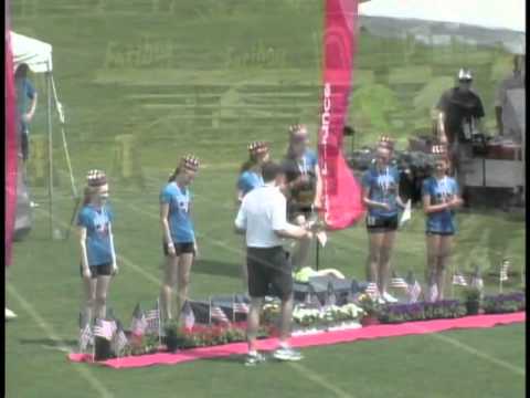 Girls Mile Racewalk Awards - New Balance Outdoor Nationals 2011