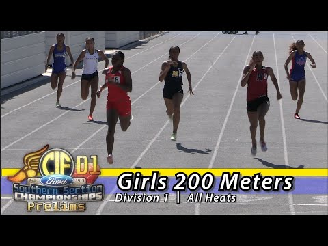 2022 TF - CIF-ss Prelims (D1) -  200 Meters (Girls, 5 Heats)