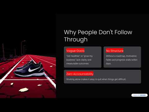 Data shows that only 10% that starts a goal completes them. Why?