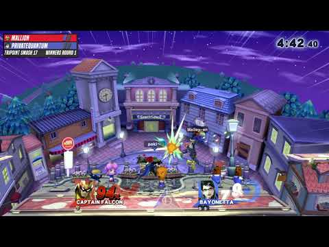Tripoint Smash 17 - Winners Round 1 - Mallion (Captain Falcon) Vs. PrivateQuantum (Bayonetta)