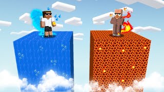 Download lagu Surviving Ultimate Element Chunk Challenge in Minecraft.. mp3