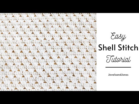 Easy Step-by-Step Crochet Shell Stitch Tutorial - How to Crochet the Shell Stitch