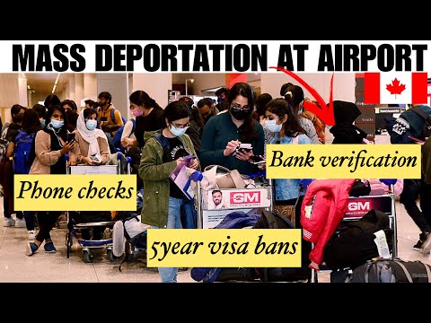 CANADA BOOM IS OVER!! / Airport Deportation may be the final step to cut temporary migration