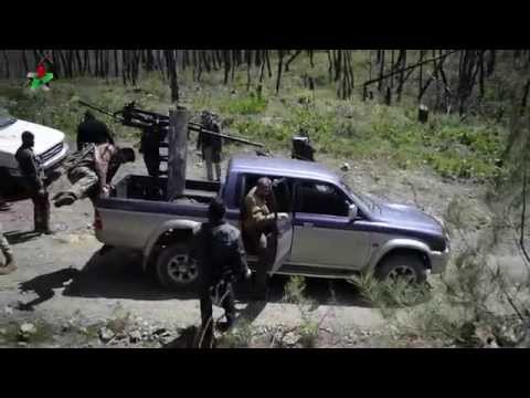 جانب من زيارة السيد أحمد الجربا رئيس الائتلاف الوطني لجبهة الساحل...