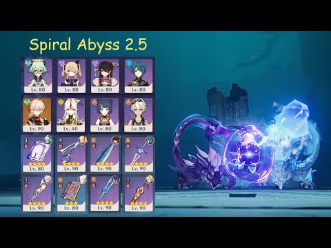 Spiral Abyss 2.5 Sucrose taser & Kazuha mono pyro F2P