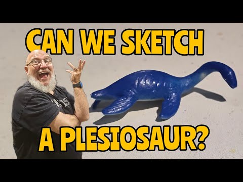 268 Days Strong: Today, I'm Sketching A Plesiosaur