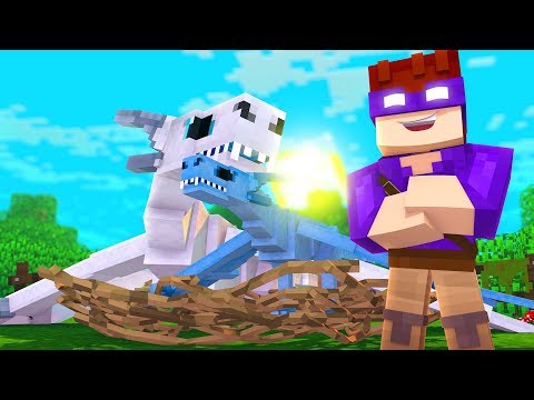 Minecraft: BEBE DRAGÃO DE GELO DA NEVASCA!! #40 - DRAGÕES ‹ DONAT3LO ›