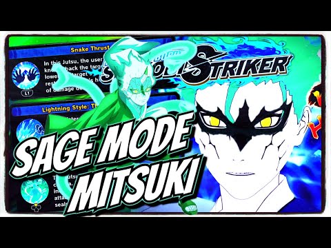 Shinobi Striker| Sage Mode Mitsuki Cac Build| Sage Art: Great Snake Lightning| NTBSS