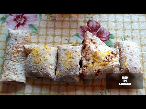 Fish Recipe | Lavash Recipe | Fish In Lavash Recipe | Lavash Bread Recipe | Armenian Food