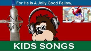 Animation Nursery Rhymes | For He's A Jolly Good Fellow | Kids Party Songs & Lyrics By SmileKids TV