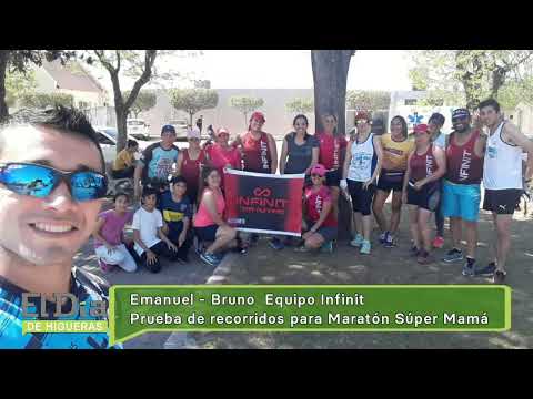 Prueba de recorridos para la Maratón "Día de la Madre"