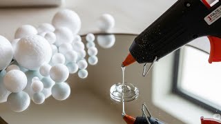 So Easy, SO BEAUTIFUL! Hot Glue & Styrofoam Hack that CRAFTER'S MUST TRY!