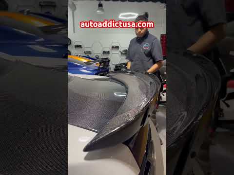 5th Gen Camaro Z28 Carbon trunk and spoiler @AutoAddictUSA #autoaddictusa #carbon #camaro