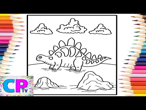 Stegosaurus Rex Coloring Pages/Dinosaurs Coloring/Diviners - Savannah (feat. Philly K) [NCS Release]