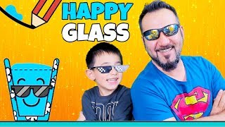 MUTLU VE GÖZLÜKLÜ BARDAK! | HAPPY GLASS OYNUYORUZ (37-50)